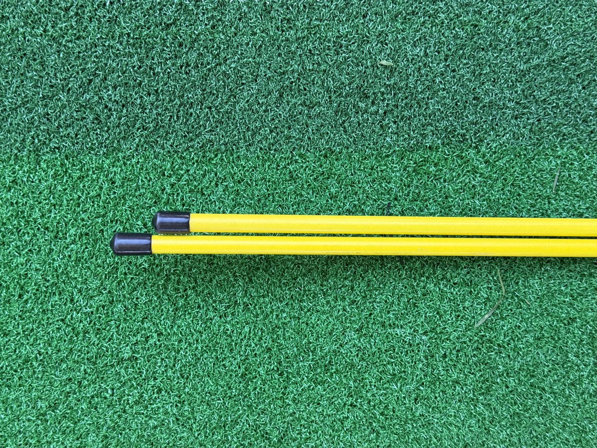 Golf Alignment Sticks – 2 x Yellow 1m Training Aids