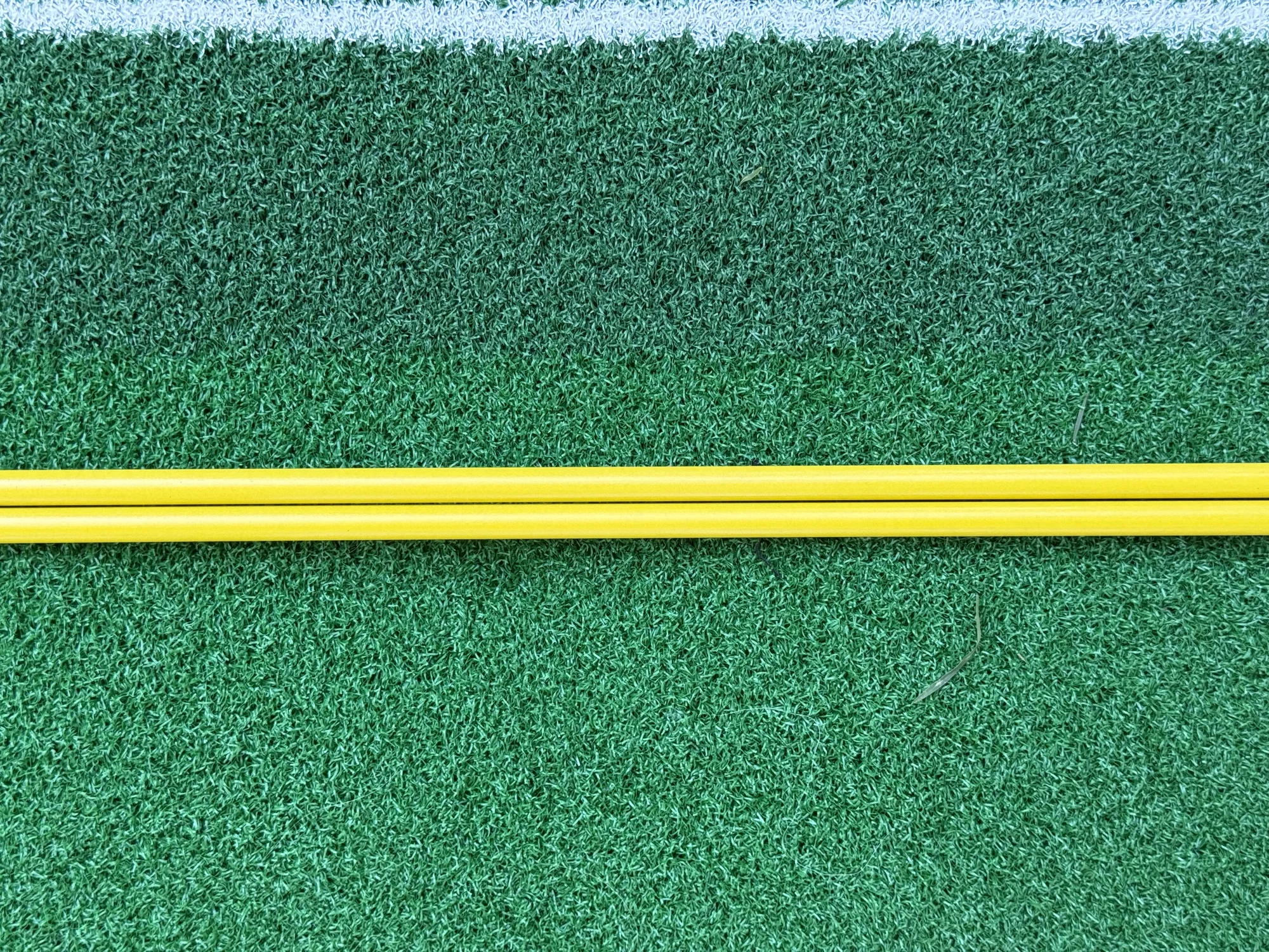 Golf Alignment Sticks – 2 x Yellow 1m Training Aids