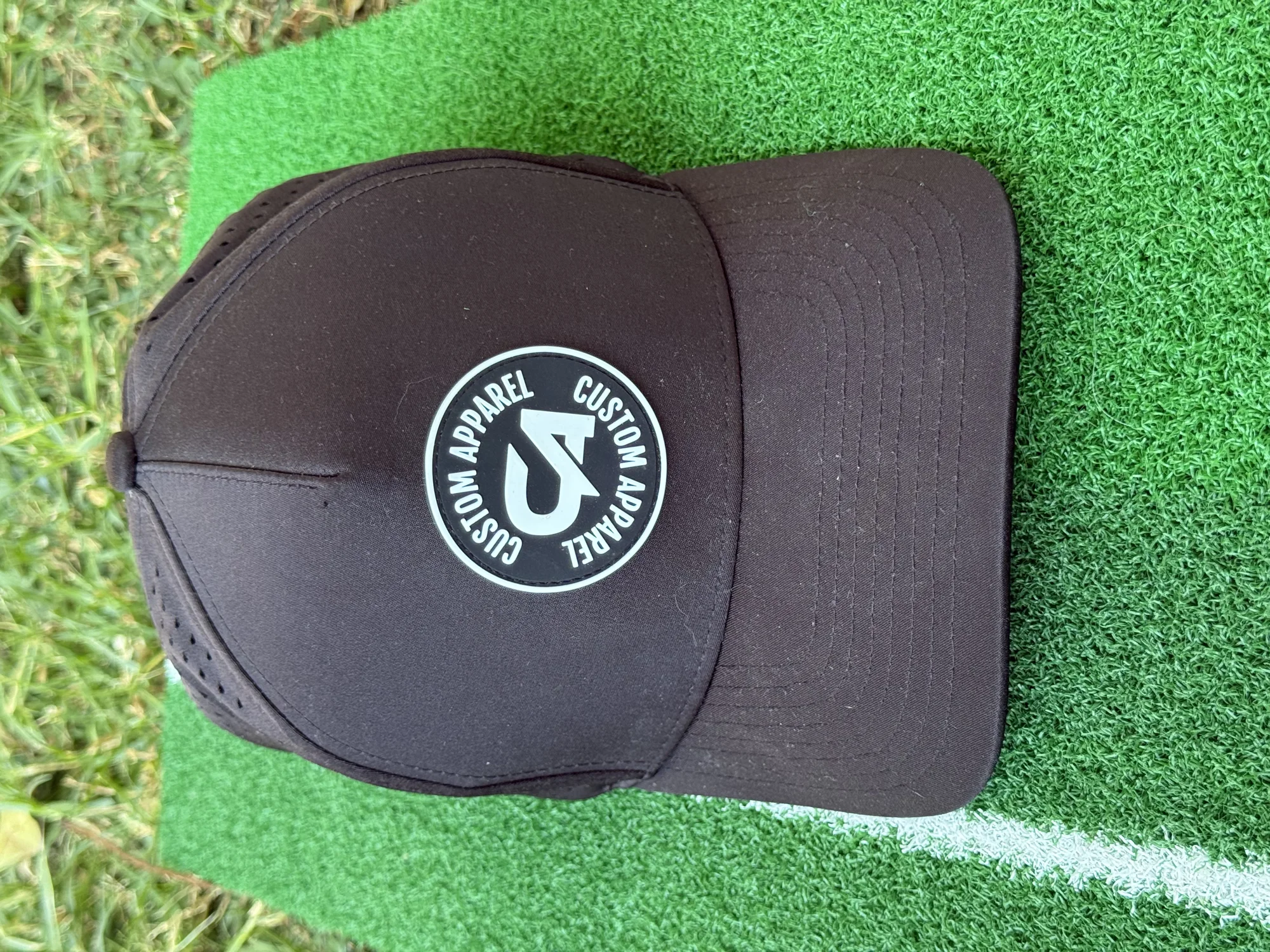 Custom Apparel Black Golf Cap