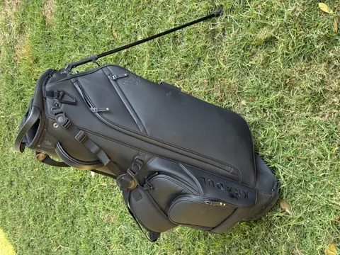 Kradul Lux 14-Way Stand Bag – Black Vegan Leather