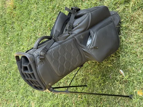 Kradul Lux 14-Way Stand Bag – Black Vegan Leather