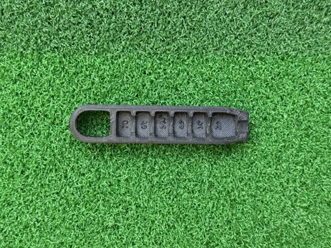 3D Printed Tee Height Tool – Black