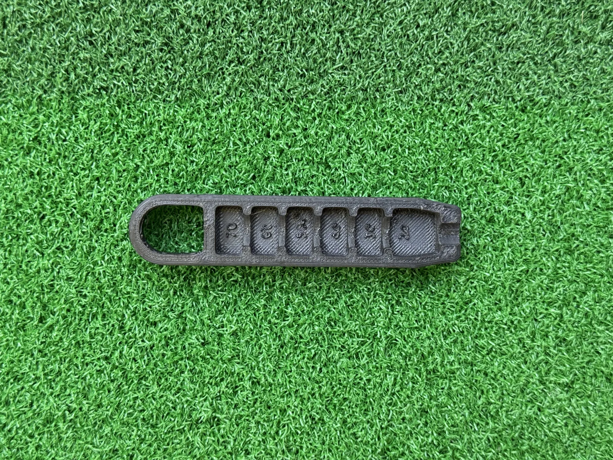3D Printed Tee Height Tool – Black