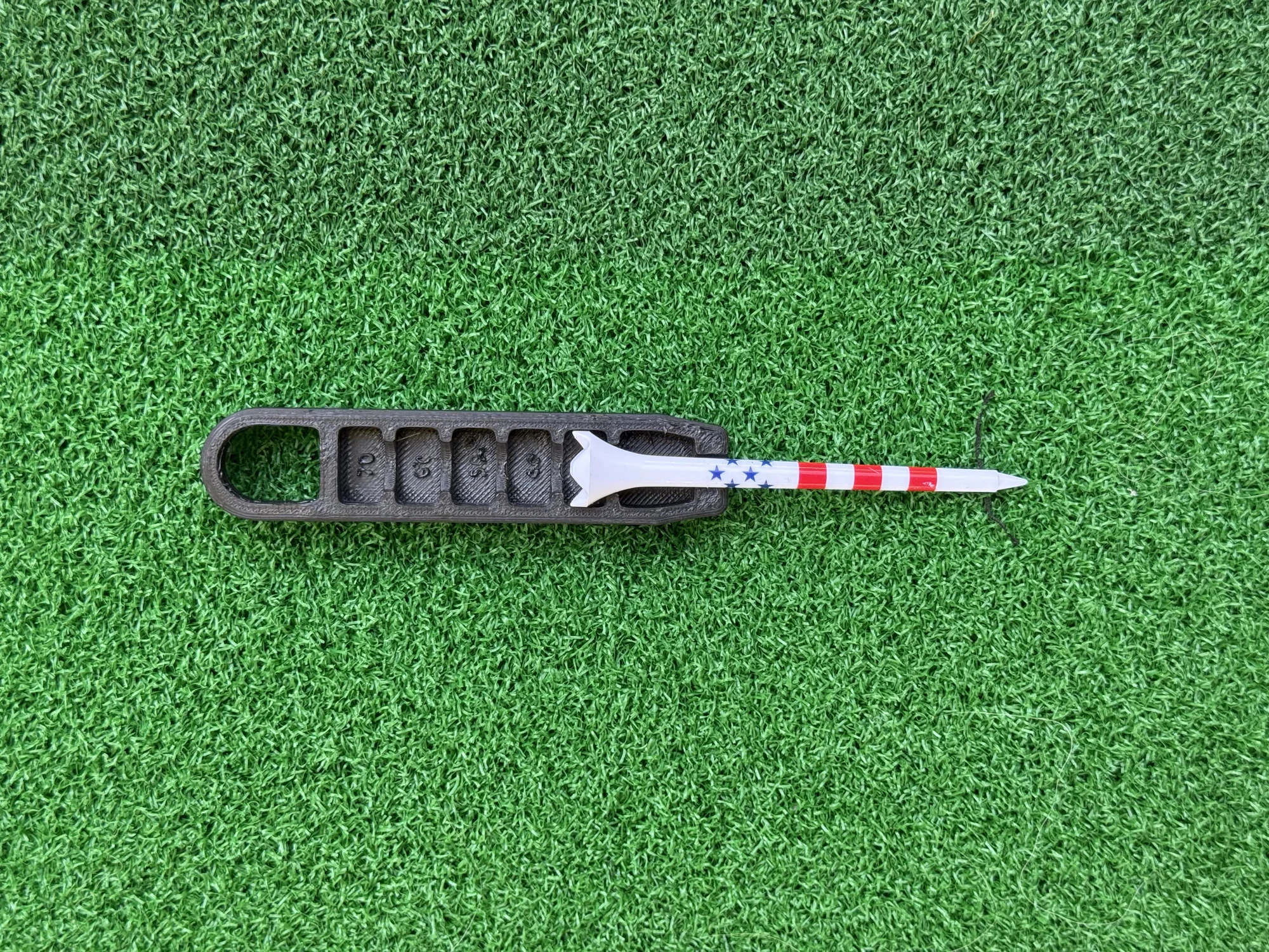 3D Printed Tee Height Tool – Black