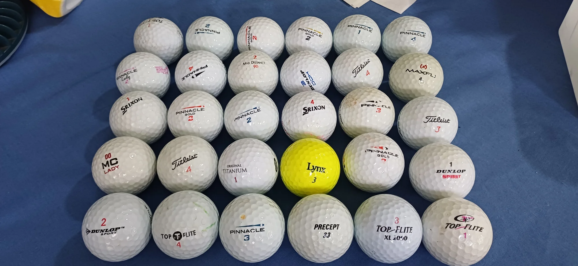 30 pack mixed golf balls