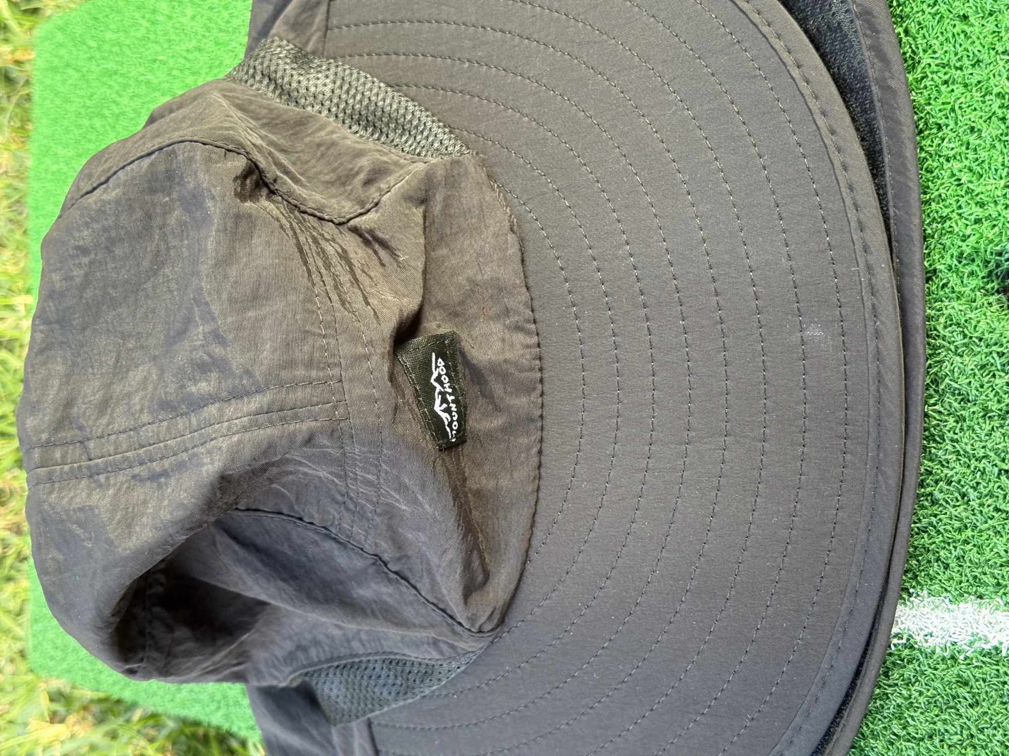 Golf Bucket Hat with Neck Protection – Black