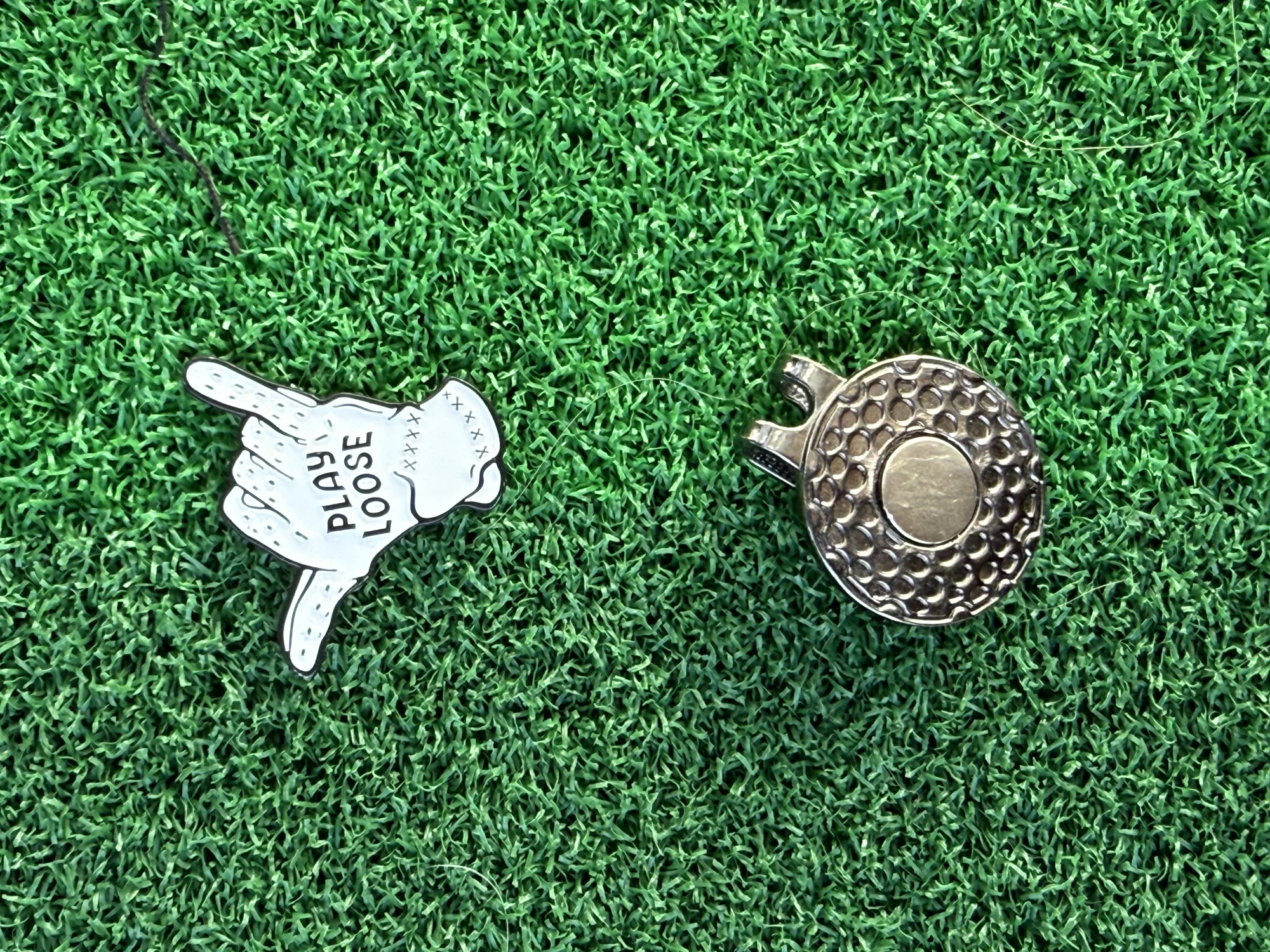 Play Loose” Ball Marker & Magnetic Hat Clip