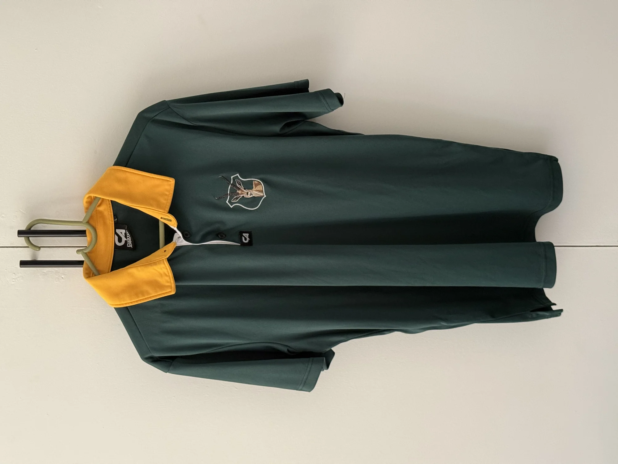 Custom Apparel “Springbok Jersey” Golf Shirt – Large – Like New