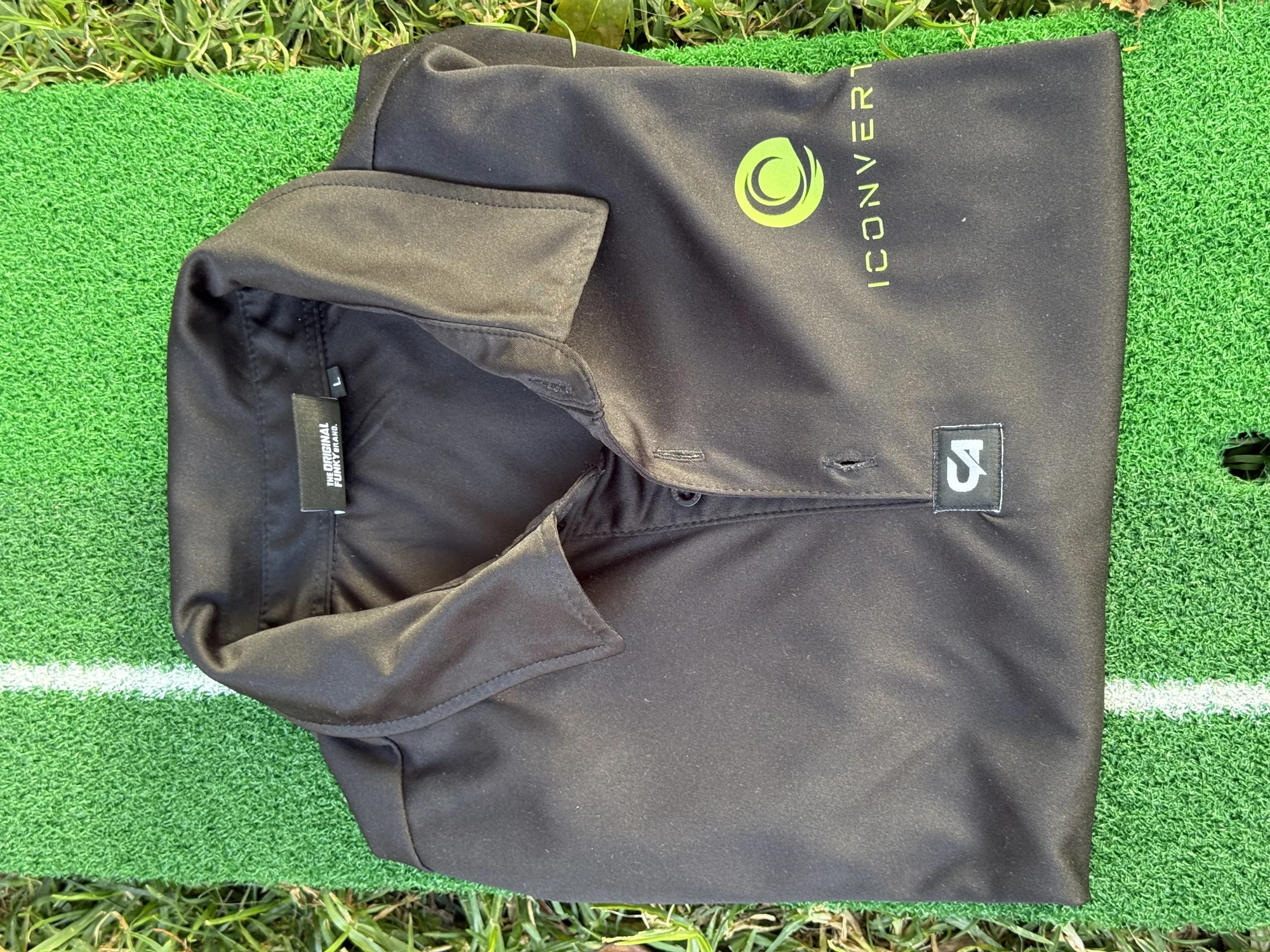 Custom Apparel Golf Shirt – Black