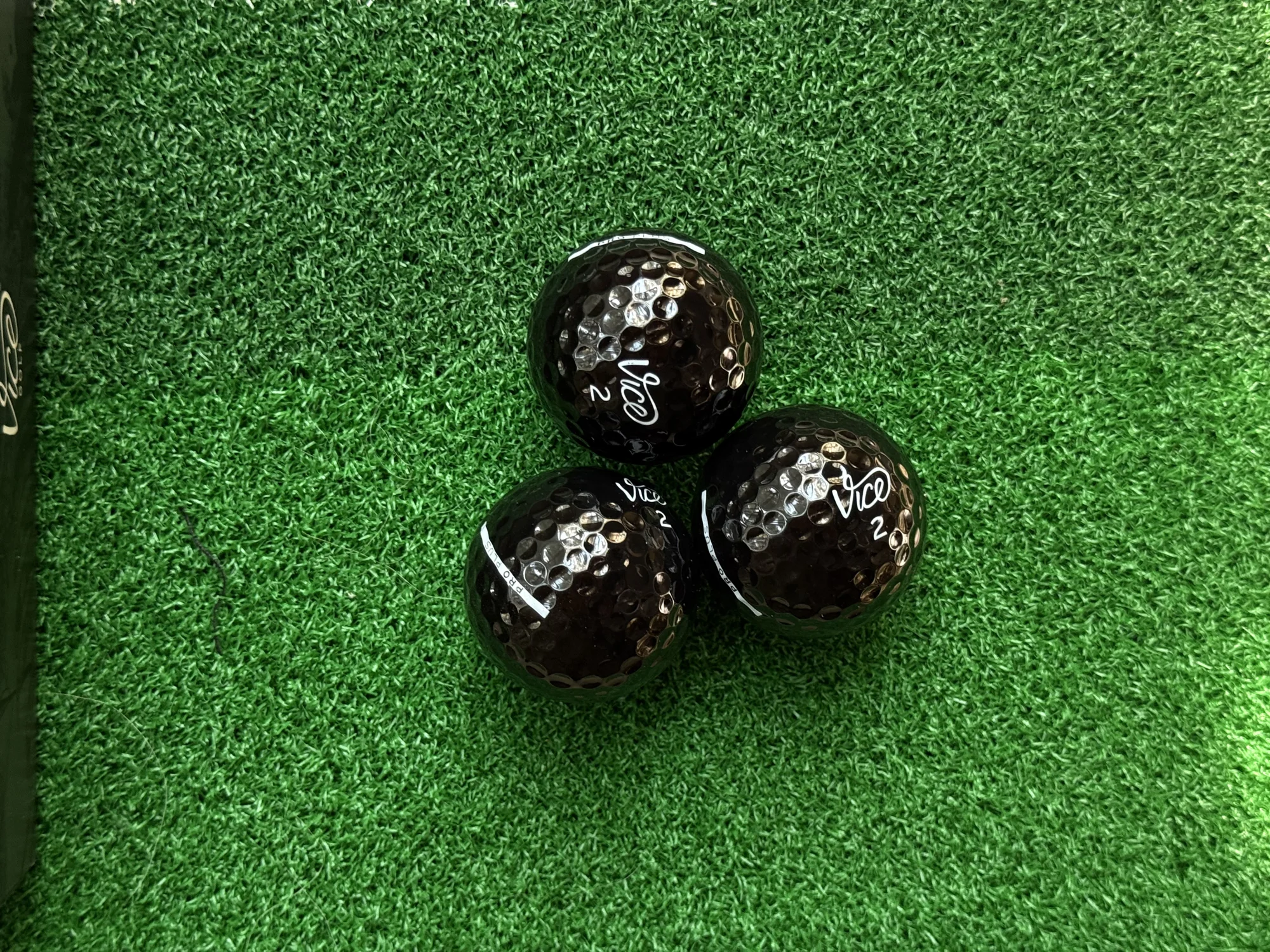 Vice Pro Plus Limited Edition Black Golf Balls – Brand New (1 Dozen / 12 Balls)