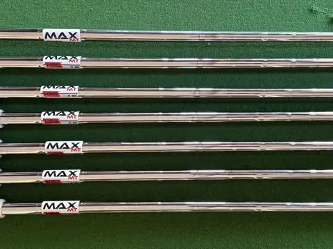 KBS MAX MT R85 Regular Iron Shafts 4-PW + Golf Pride CPX Jumbo Grips