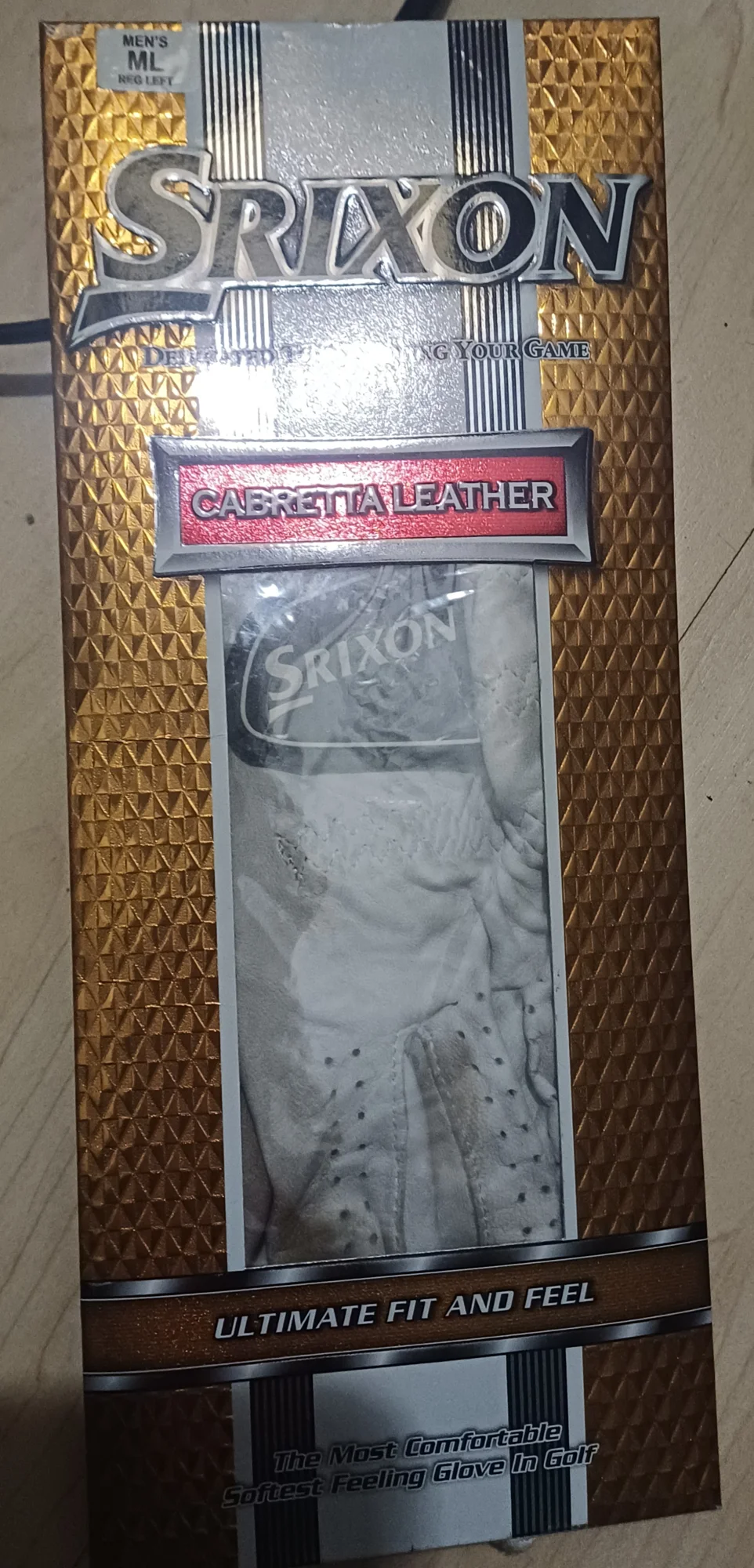 Srixon cabretta leather glove ML