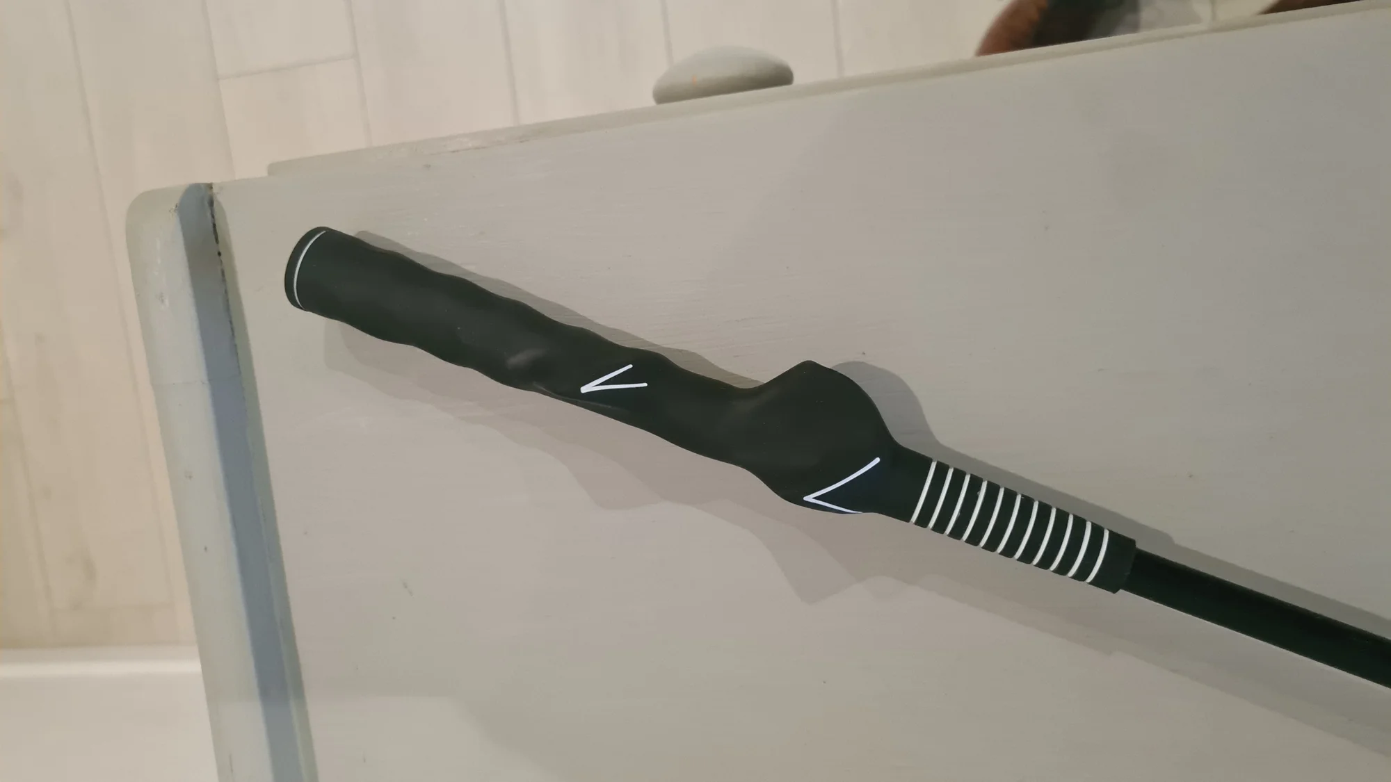 Golf Swing Training Aid with Formed Grip